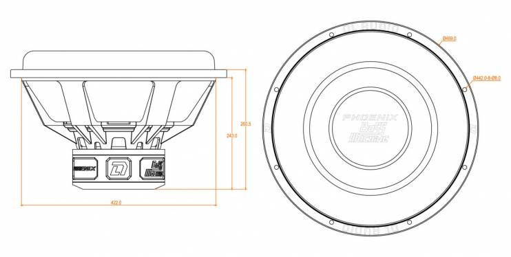 DL Audio Phoenix Bass Machine 18