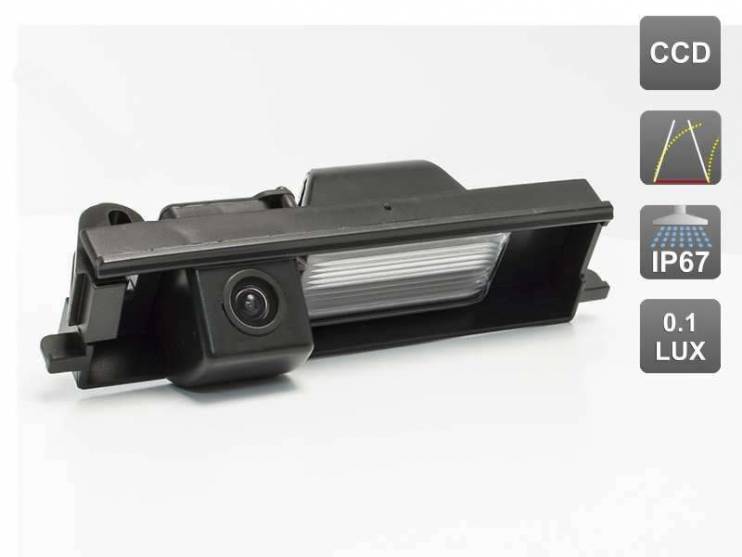CCD штатная камера заднего вида с динамической разметкой AVIS Electronics AVS326CPR для TOYOTA RAV4 / CHERY TIGGO (#098)