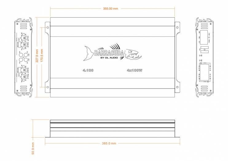 DL Audio Barracuda 4.100 V.2 24V