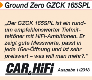 GROUND ZERO GZIK 165SPL