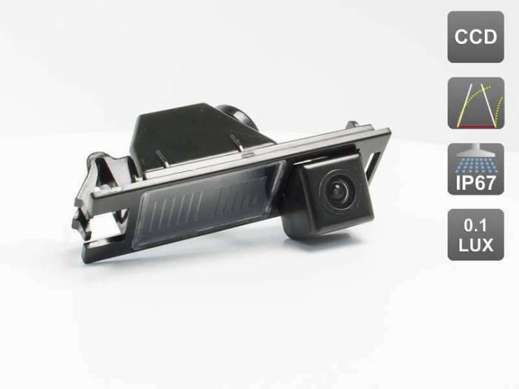 CCD штатная камера заднего вида с динамической разметкой AVIS Electronics AVS326CPR для HYUNDAI IX35 / KIA CEE'D III HATCHBACK (2012-...) (#027)