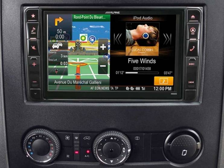 Штатное головное устройство Alpine X800D-S906