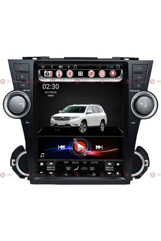 Штатная магнитола Redpower 31035 (Tesla) Toyota Highlander II U40 (2007-2013) с управлением климата