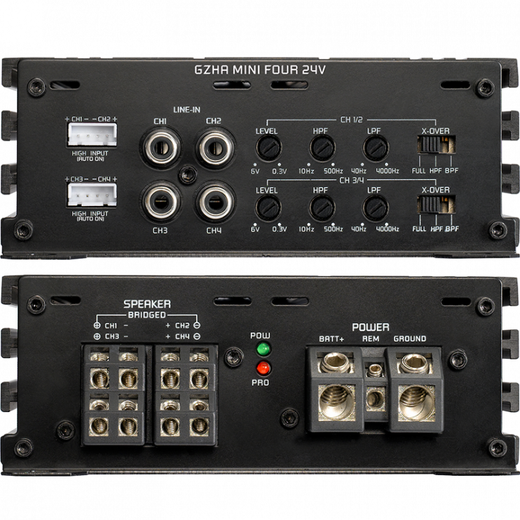 GROUND ZERO GZHA MINI FOUR 24V