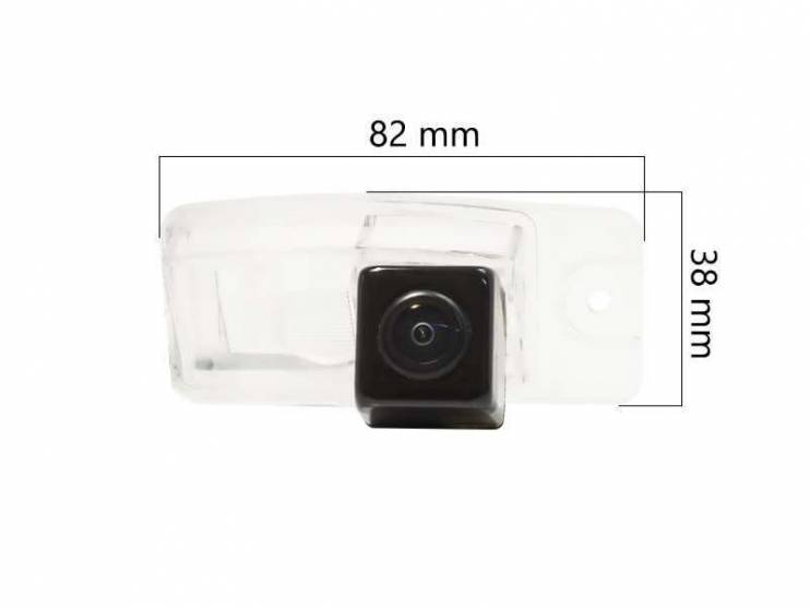 CCD штатная камера заднего вида с динамической разметкой AVIS Electronics AVS326CPR для NISSAN QASHQAI II (2014-…) / X-TRAIL III (#166)
