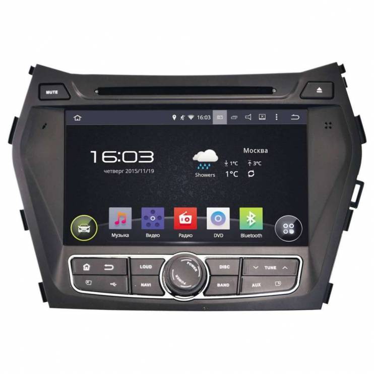 Штатная магнитола Incar AHR-2483 Hyundai Santa Fe/ Grand S.F. (2012-2016)