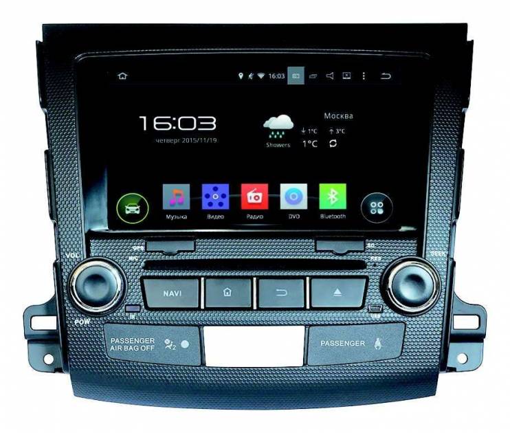 Штатная магнитола Incar AHR-6181 Mitsubishi Outlander (2007-2012)