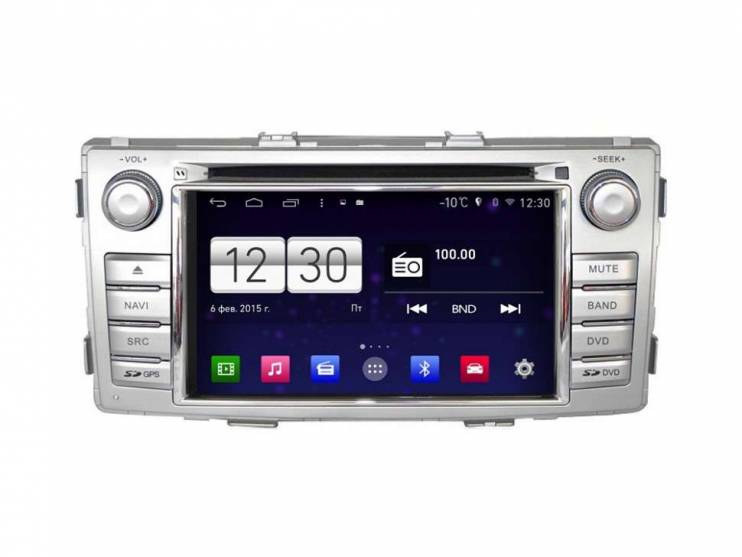 Штатная магнитола FarCar S160 Toyota Hilux 2012+ M143