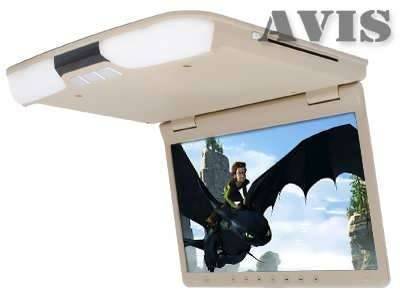 Потолочный монитор 15,6" AVIS AVS1520T с DVD (бежевый)