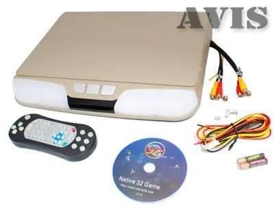 Потолочный монитор 15,6" AVIS AVS1520T с DVD (бежевый)
