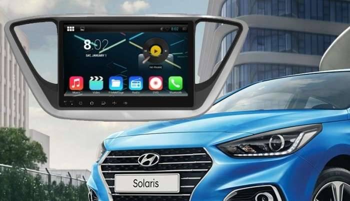 Штатная магнитола MyDean 4967 для Hyundai Solaris (2017-) 9"