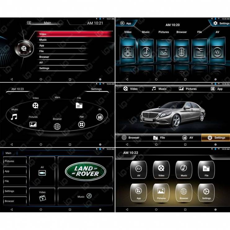 IQ Navi Универсальный задний монитор 12,5" (Android 10)