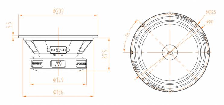 DL Audio Phoenix Sport 200