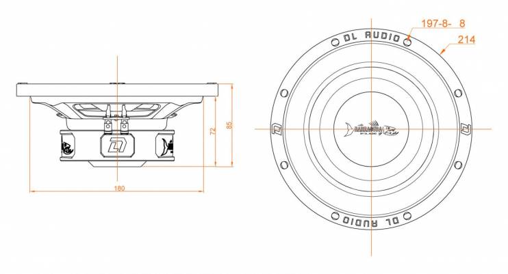 DL Audio Barracuda 8 Flat